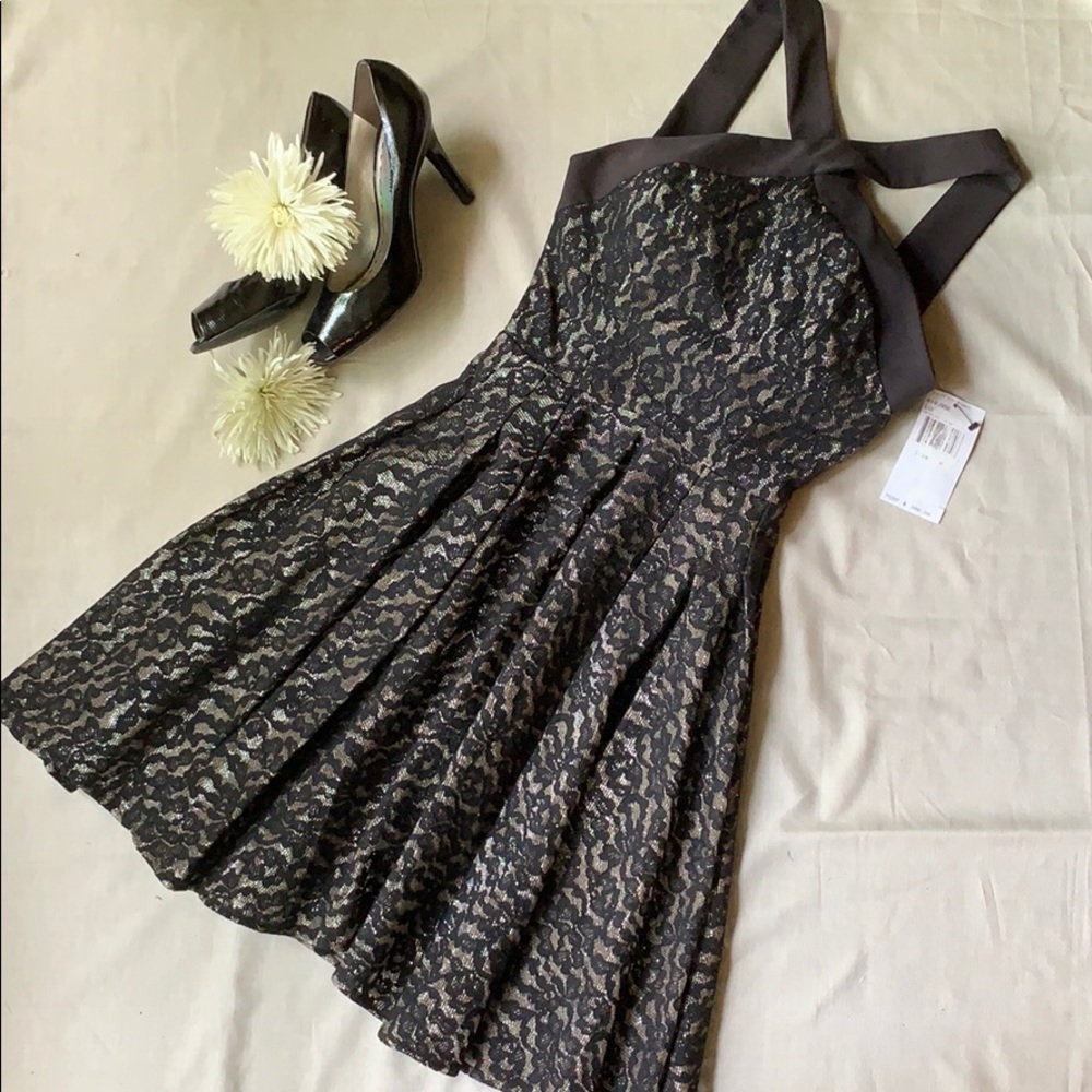 ABS by Allen Schwartz black lace dress - NWT